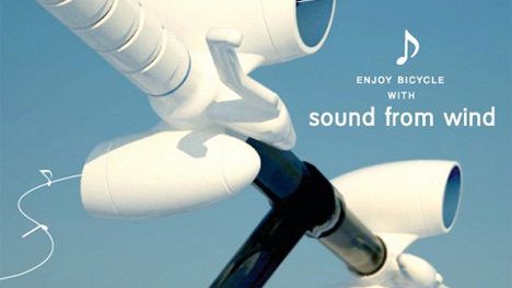 Rowerowy odbiornik muzyki wiatru 1