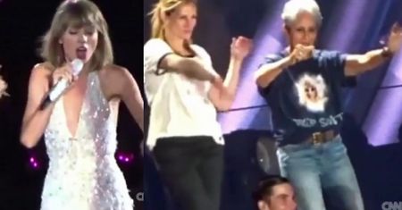 Taylor Swift zaprosiła na scenę Julię Roberts!