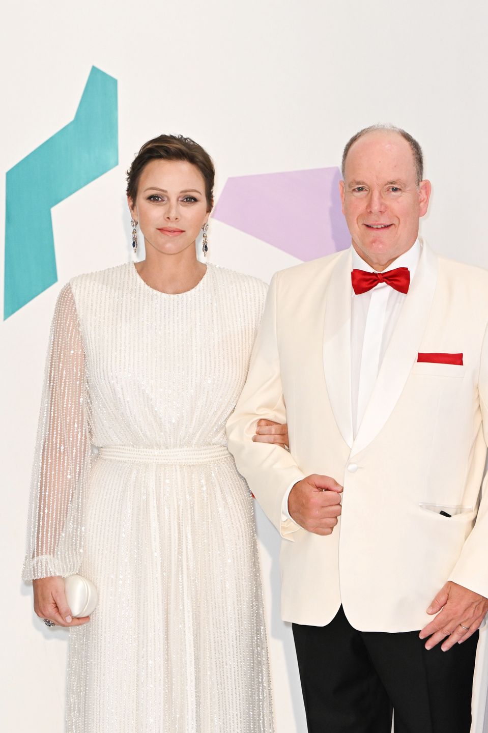 księżna Charlene i książę Albert