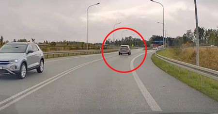 "Jak można aż tak?". Szokujące nagranie z A1