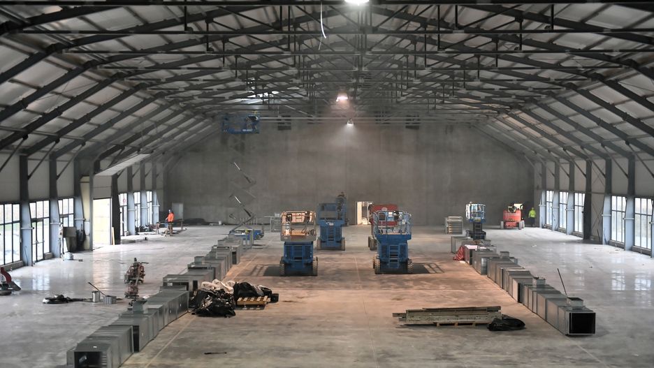 Budowa szpitala tymczasowego (zdjęcie ilustracyjne)