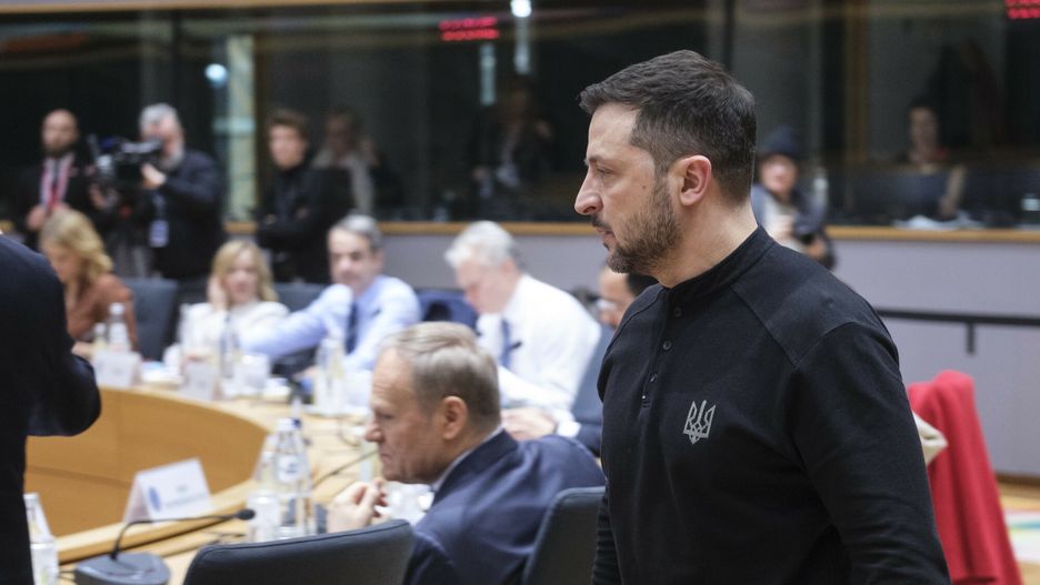 Reporter archiwum 2025 03
President of Ukraine Volodymyr Zelenskyy attends an EU Summit in the Europea building on March 6, 2025 in Brussels, Belgium. On the pictuer (L-R) Italian Prime Minister, from the right-wing populist party Fratelli d'Italia (Brothers of Italy) Giorgia Meloni, the Greece Prime Minister Kyriakos Mitsotakis, the Polish Prime Minister Donald Tusk, the Lithuanian President Gitanas Nauseda, the Cyprus President Nikos Christodoulides and the EU Commission vice-president, High Representative for Foreign Affairs and Security Policy Kaja Kallas. European Council President Antonio Costa hosts a special EU summit dedicated to "European defence and Ukraine". Fot: Thierry Monasse/REPORTER
Thierry Monasse/REPORTER