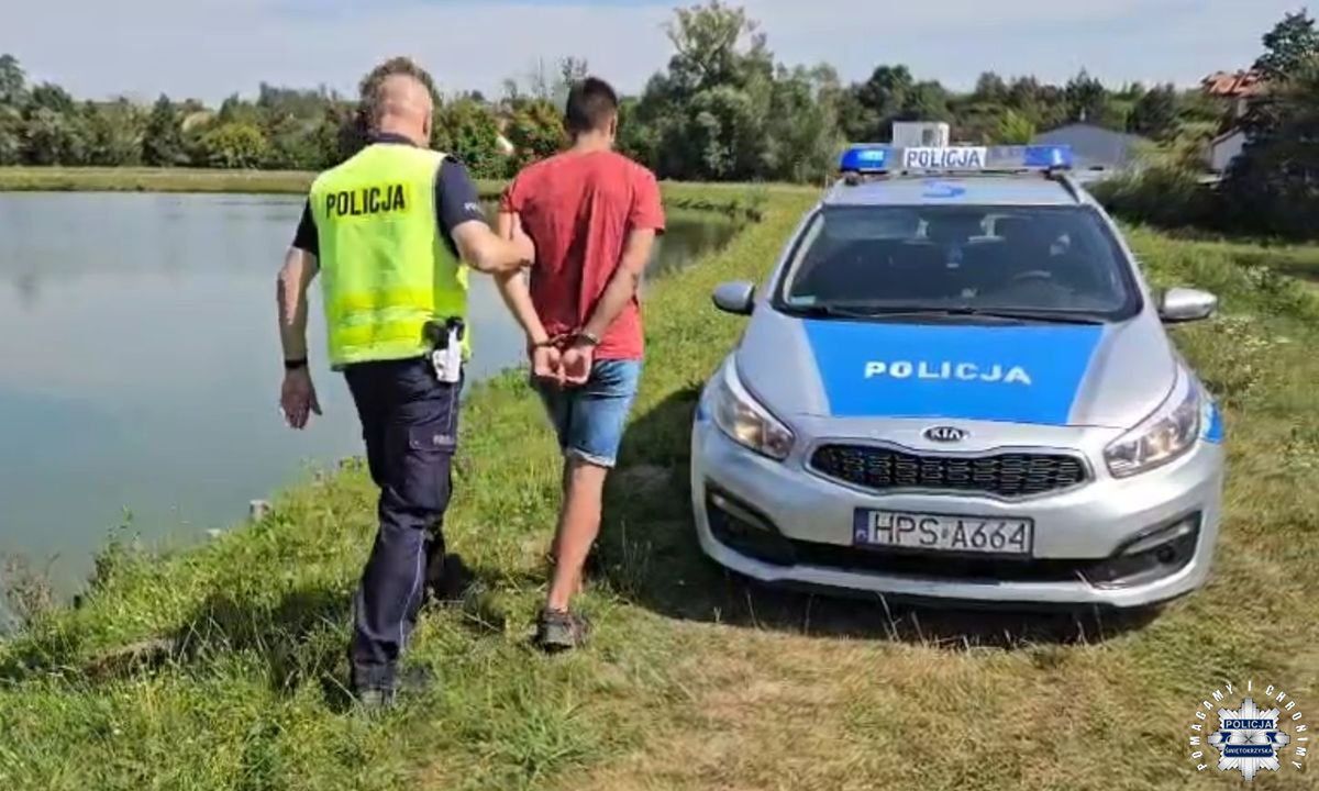 Narkotykowe zatrzymanie nad zalewem w Zochcinku