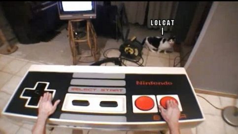 Stolik jako działający kontroler NES! Skala 10:1 1