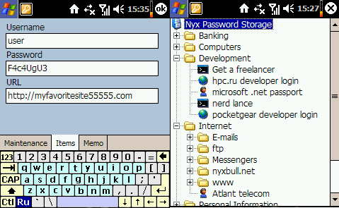 Szyfrowanie haseł w Windows Mobile