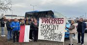 Warszawa: Kupcy z Tarnobrzega protestują