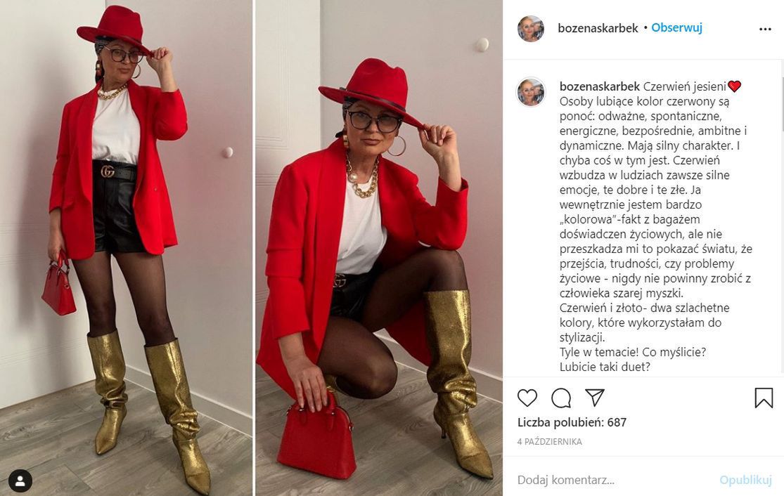 Mama Honoraty Skarbek wymiata na Instagramie