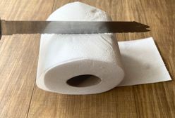 Przekrój rolkę papieru toaletowego na pół. Efekt na wagę złota