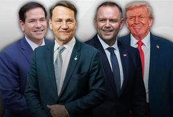 Sikorski z Rubio, Nawrocki z Trumpem. Pojedynek na spotkania "może ułatwić rozgrywanie polskich polityków"