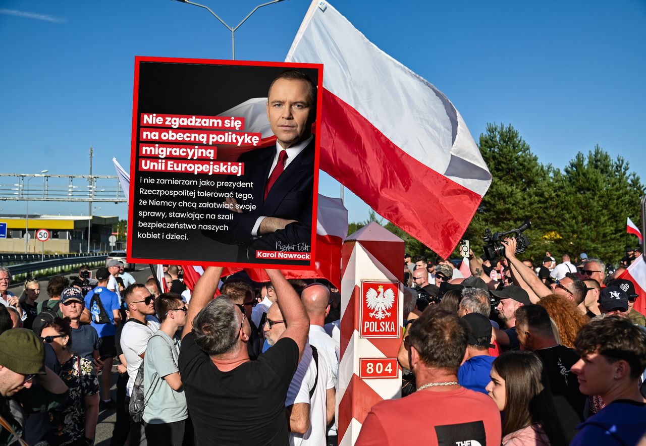 "Nie zgadzam się". Nawrocki o sytuacji na polsko-niemieckiej granicy
