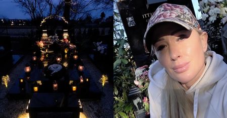 Sylwia Peretti zasiedziała się przy grobie syna i została ZAMKNIĘTA NA CMENTARZU: "Sprawdzimy, czy jeszcze pamiętam, jak przeskakiwało się przez bramkę"