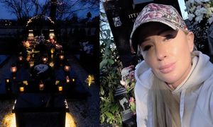 Sylwia Peretti zasiedziała się przy grobie syna i została ZAMKNIĘTA NA CMENTARZU: "Sprawdzimy, czy jeszcze pamiętam, jak przeskakiwało się przez bramkę"