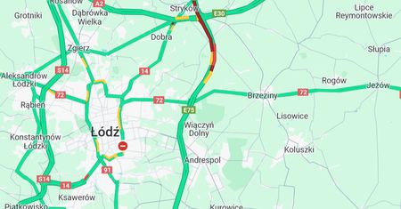 Wypadek na autostradzie. Zablokowana A1 w stronę Katowic
