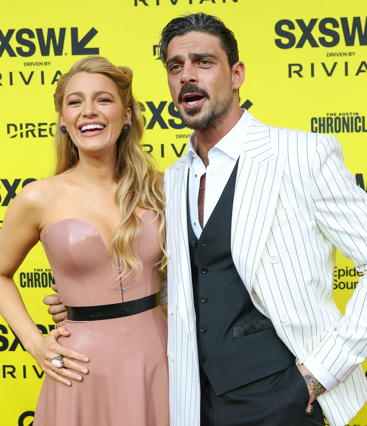 Blake Lively z Michele Morrone na festiwalu SXSW