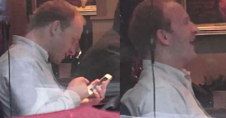 Borys Szyc w restauracji