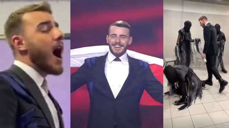 Tak Krystian Ochman przygotowuje się do wyjścia na scenę