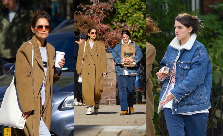 Katie Holmes wraca z 18-letnią z Suri z zakupów. Obie postawiły na LUZ