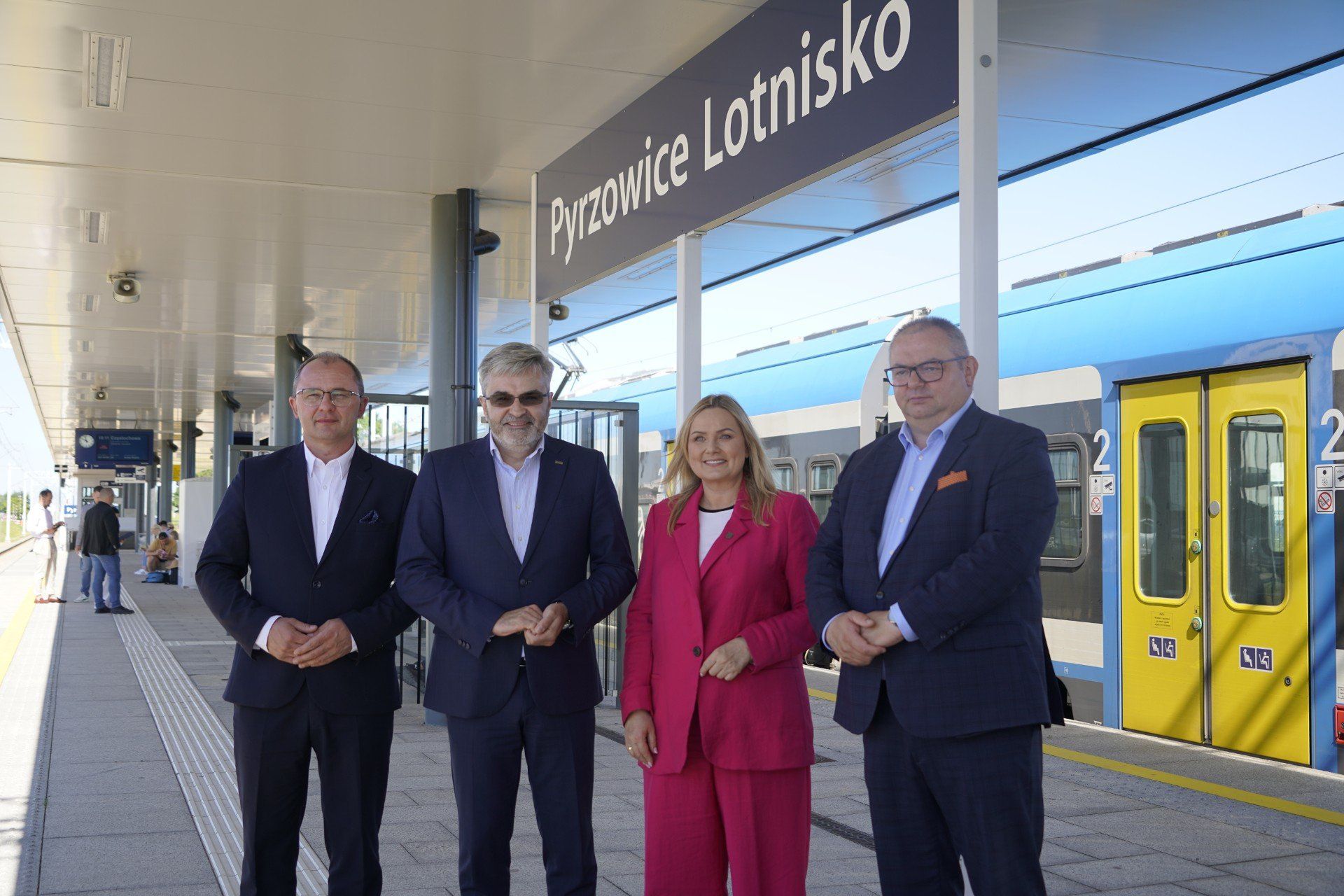 Konferencja prasowa w Pyrzowicach, 2.07.2025.