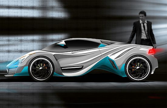 Pierwsze kształty elektrycznego Lamborghini Rompighiacci 2
