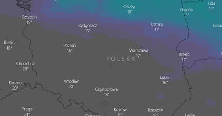 Pogoda na 18 maja. Przelotne opady i wiatr. IMGW prognozuje: w czwartek wrócą przymrozki