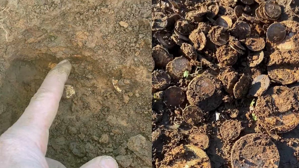 Mężczyzna znalazł skarb z czasów wojny secesyjnej.