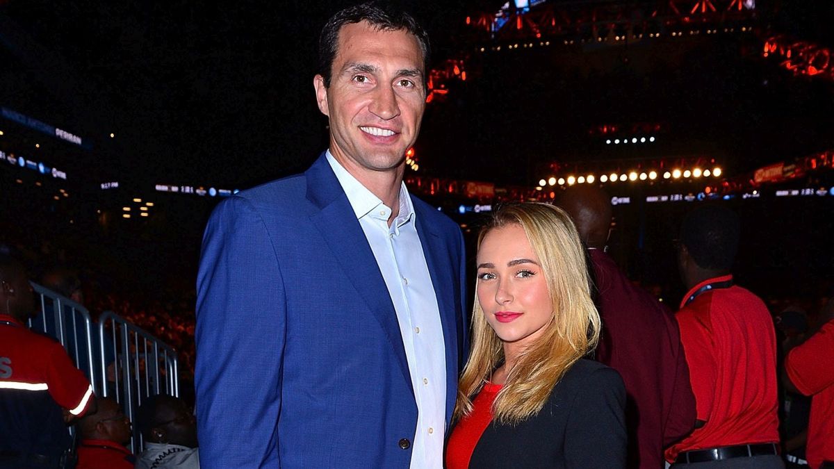 Władimir Kliczko i Hayden Panettiere na wspólnym zdjęciu