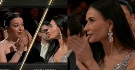 Demi Moore BEZ OSCARA! Tak zareagowała na przegraną. "​​Była całkowicie ZSZOKOWANA" (WIDEO)
