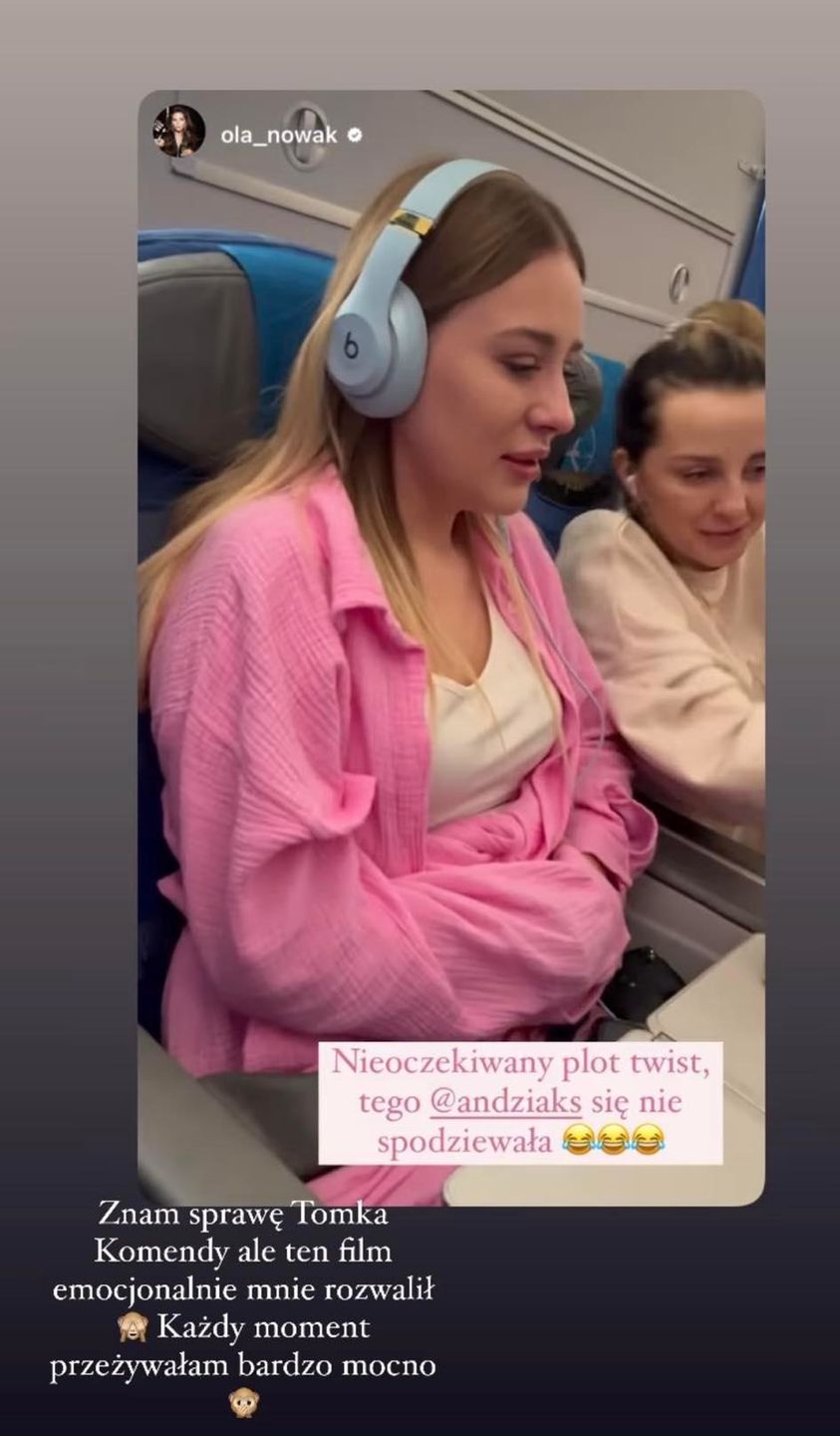 Andziaks płacze przy filmie w podróży do Miami