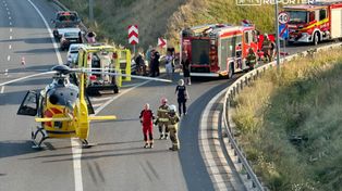 Tragedia na trasie S8. Nie żyje 45-letni motocyklista
