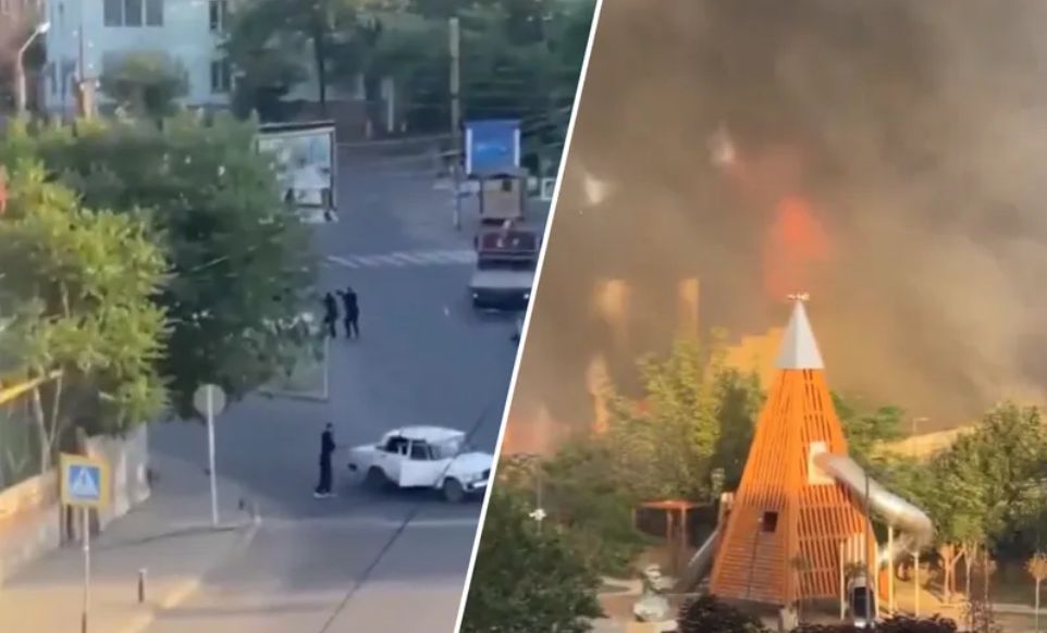 Shooting in Russia. Synagogue and Orthodox Church were being shot at.