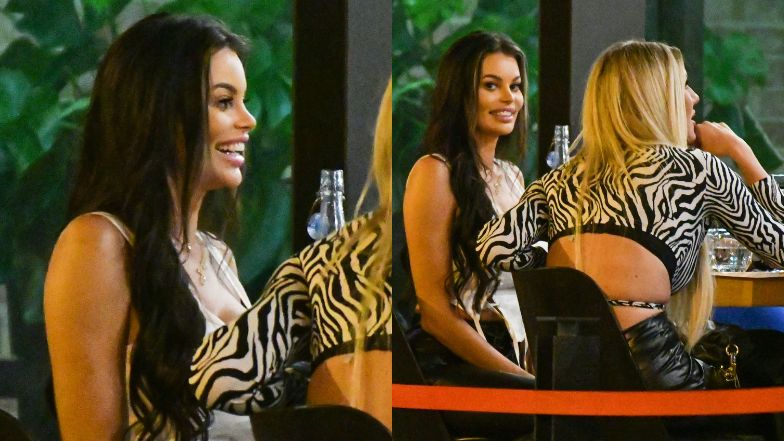 Justyna Gradek i Magdalena Lubacz imprezują nocą