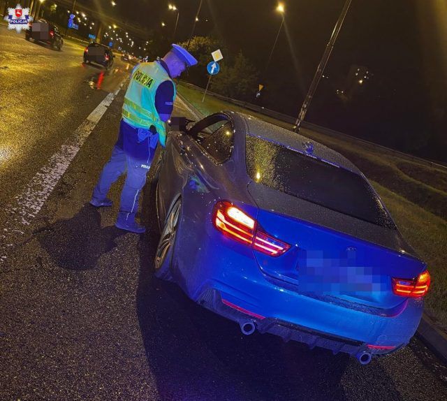Kolejna policyjna akcja w Lublinie „Drift-Stop”. Są jeszcze tacy, którzy mylą ulicę z torem wyścigowym (zdjęcia)
