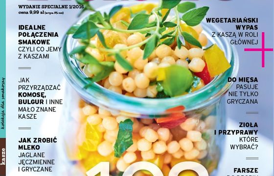 „Kasze” - wydanie specjalne magazynu „Kuchnia” za 9,99 zł