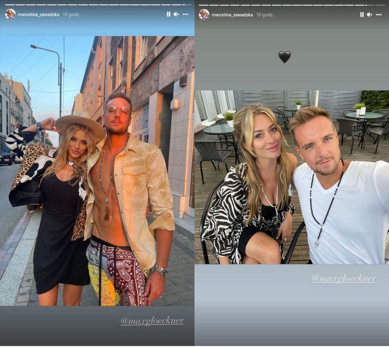Marcelina Zawadzka debiutuje na Instagramie u boku partnera, Maxa Gloecknera