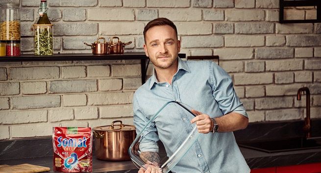 Mateusz Gessler reklamuje Somat