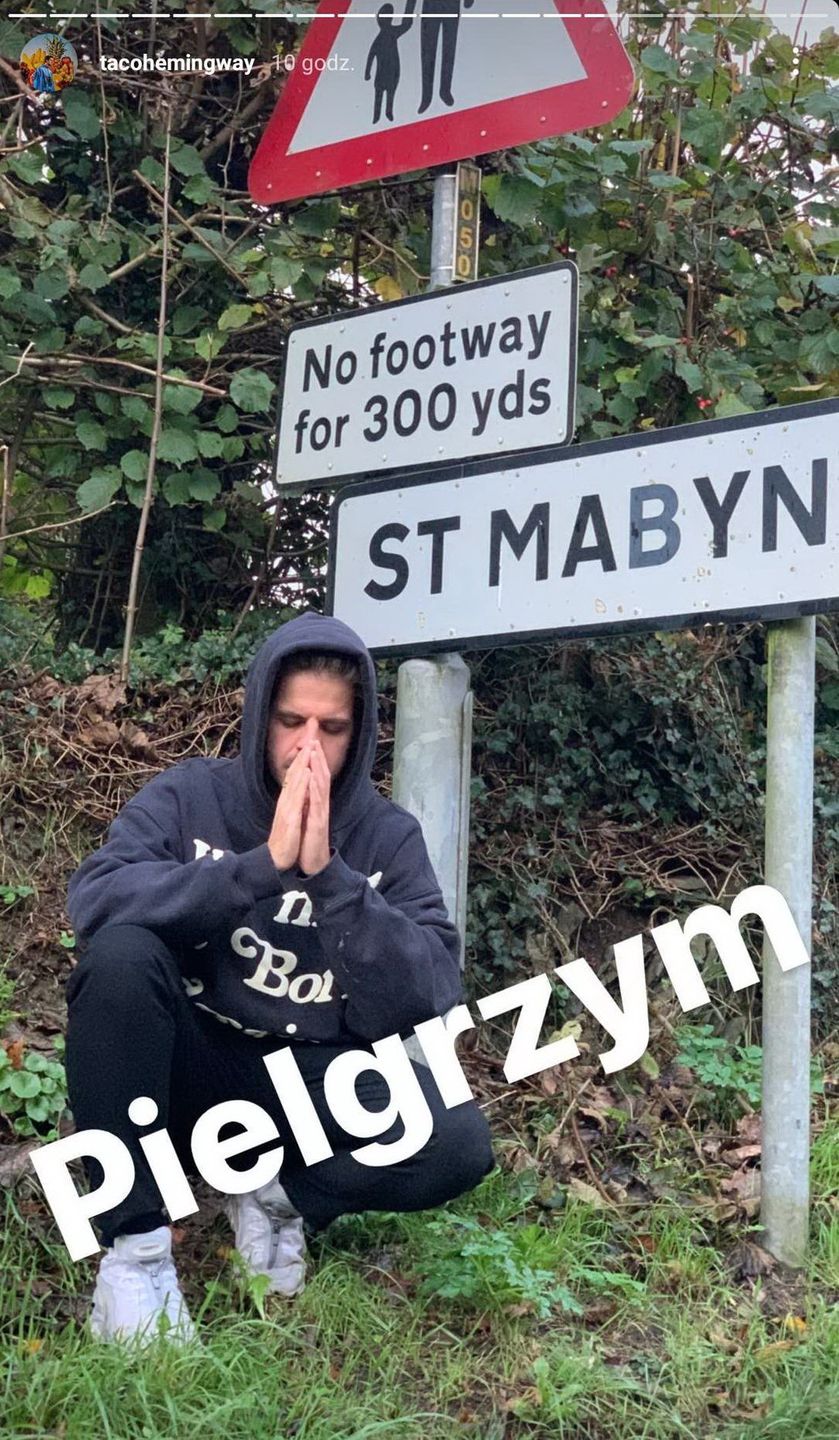 Taco Hemingway dzieli się prywatnymi zdjęciami na Instagramie
