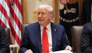 Na ogłoszeniu padło pytanie o Trumpa. Odpowiedź była krótka