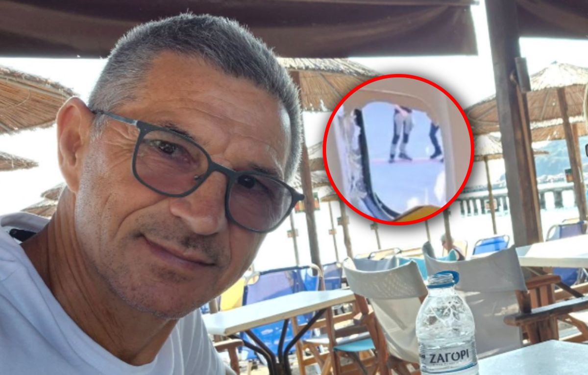 Pękła szyba w czasie lotu. Został wyssany. Teraz przerwał milczenie