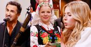 Joanna Kulig w łowickim stroju, złotowłosa Roksana Węgiel i cała na biało Cleo kolędują na koncercie Polsatu (ZDJĘCIA)