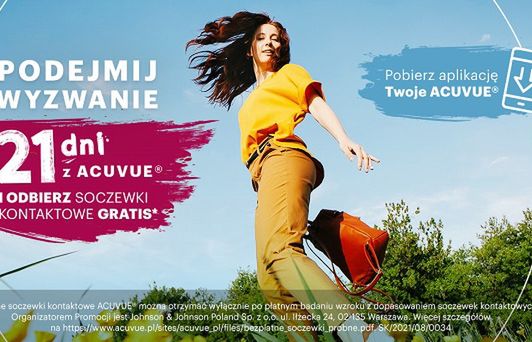 Ruszyła kampania  Podejmij Wyzwanie „21 dni z Acuvue”