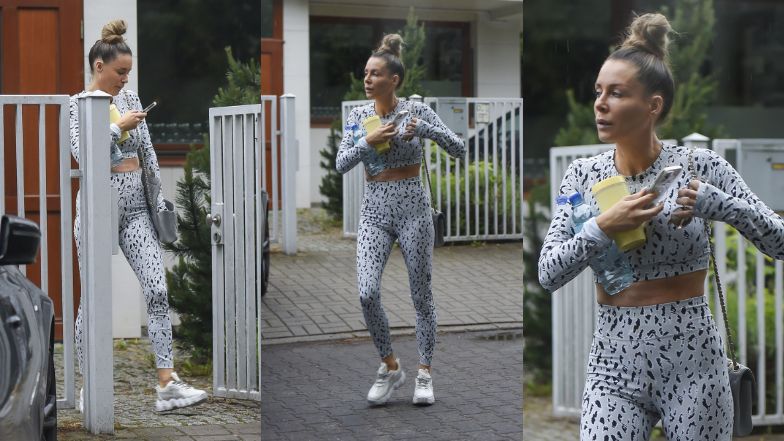 Małgorzata Rozenek biegnie na urodzinowy trening, a następnie robi się na bóstwo przed eventem