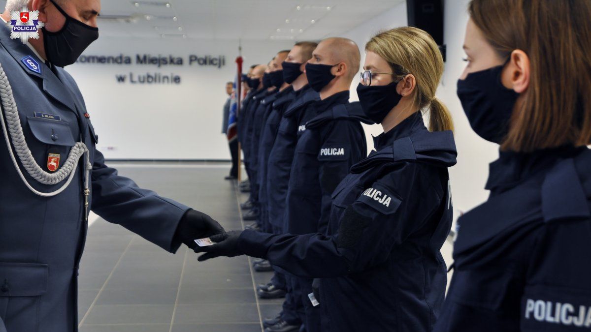 policja lublin ślubowanie nowi funkcjonariusze