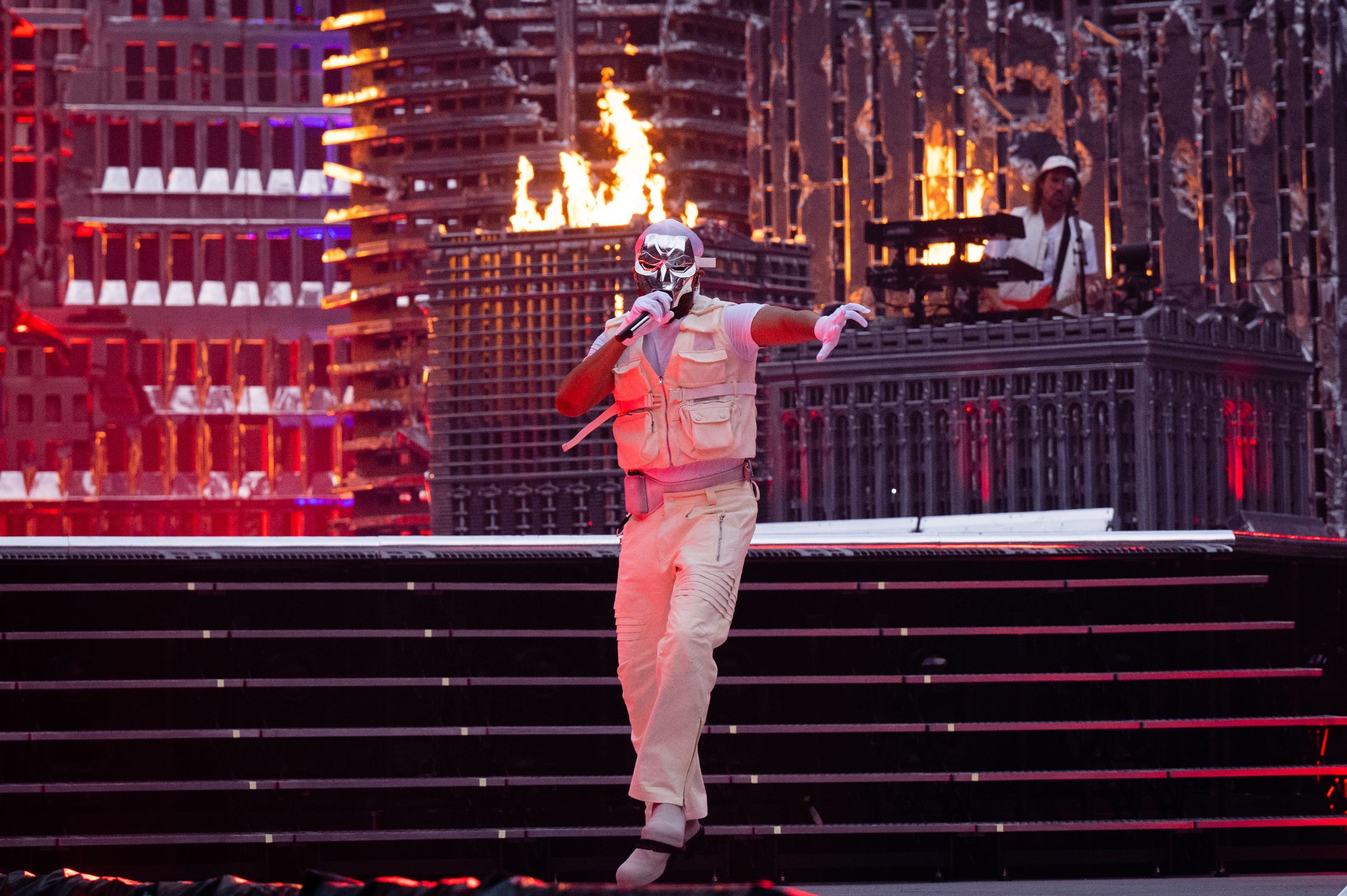 The Weeknd Performs At Etihad StadiumMANCHESTER, ENGLAND - JUNE 10: Abel 'The Weeknd' Tesfaye performs live at Etihad Stadium as part of his After Hours til Dawn Tour on June 10, 2023 in Manchester, England. (Photo by Samir Hussein/WireImage)Samir Hussein