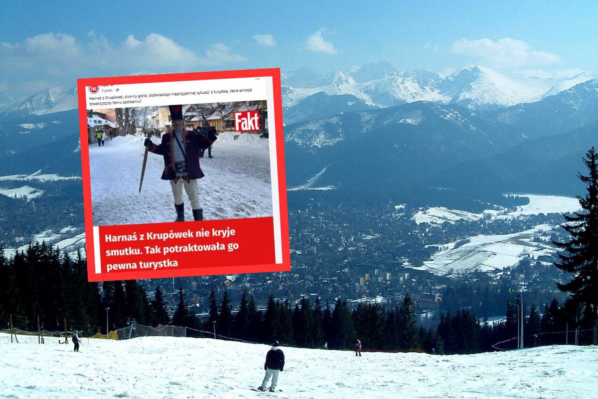 Stoi na Krupówkach. "To było przykre". Harnaś szczerze o turystach