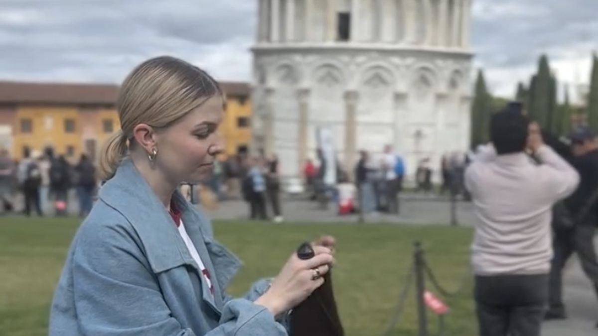 Polka pokazała jak dzierga w nietypowych miejscach 