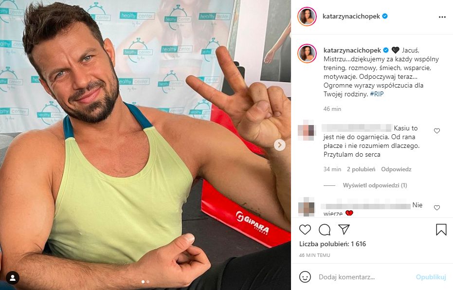 Katarzyna Cichopek żegna Jacka Kramka