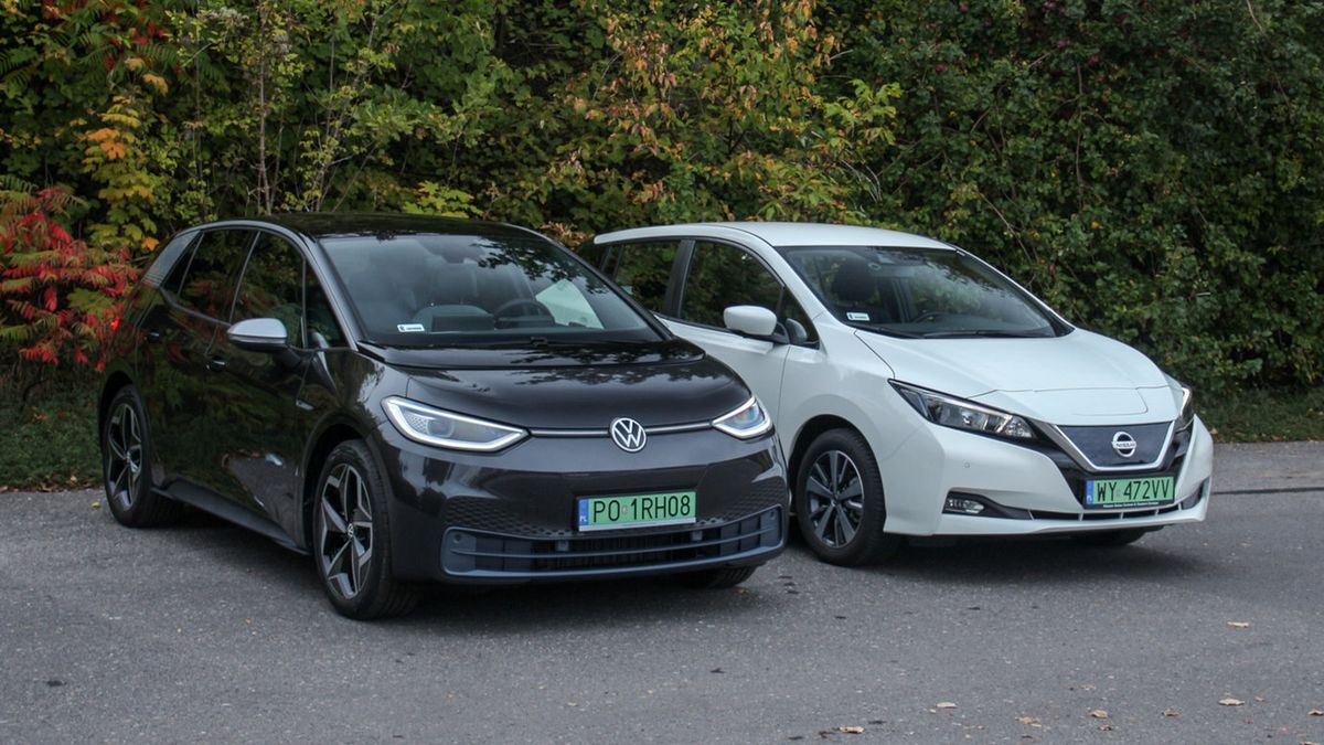Volkswagen ID.3 i Nissan Leaf zakończyły styczeń 2021 roku z takim samym wynikiem - 6 rejestracji