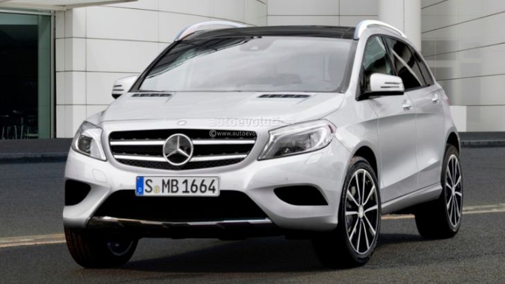 Mercedes GLA - wizualizacja