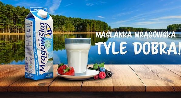 "Tyle dobra" w kampanii Maślanki Mrągowskiej