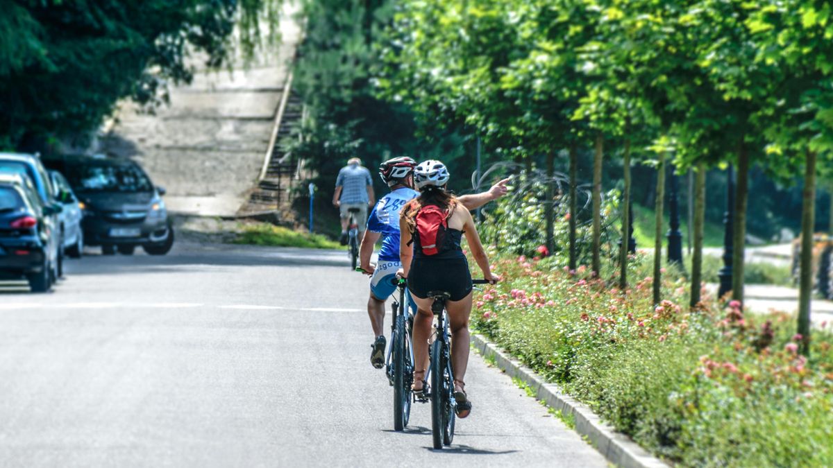 Rowerzyści/ zdjęcie ilustracyjne
